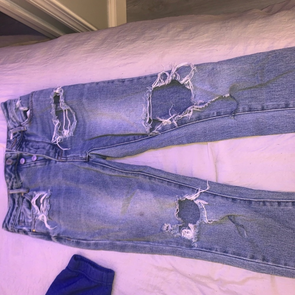 Pacsun Ripped mom jeans